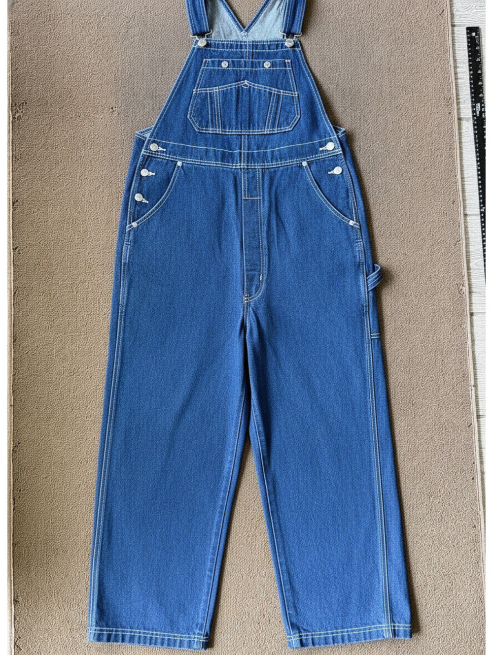 Baccini Blues Vintage Denim Overalls Size M